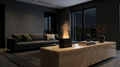 The Hearth Flame Diffuser — Matte Charcoal