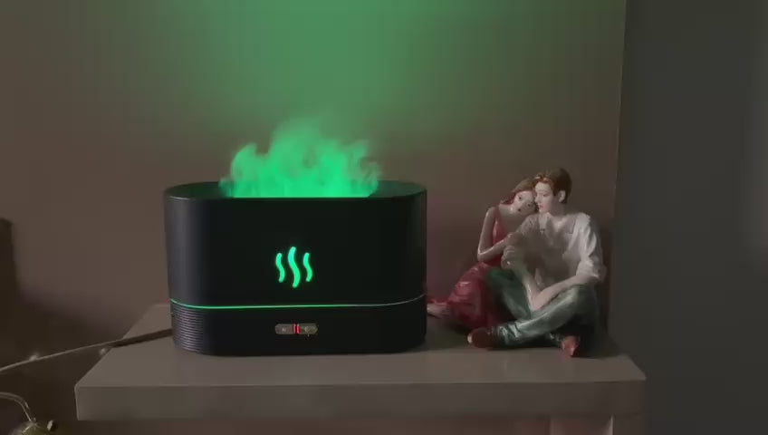 The Hearth Flame Diffuser — Matte Charcoal