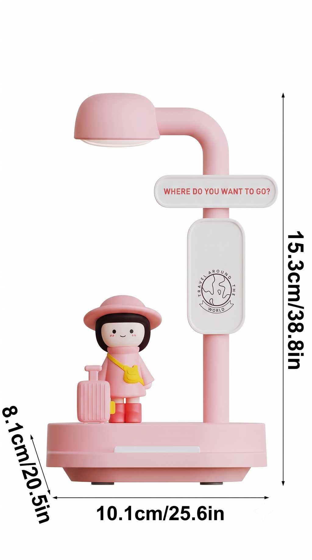 The Streetlight Companion — Cordless Ambient Lamp & Phone Stand